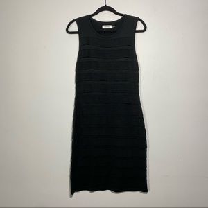 Calvin Klein Bandage Stripe Sweater Dress